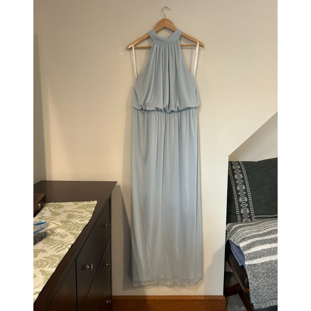 Azazie Landry Bridesmaid Dress Mist: A18, altered